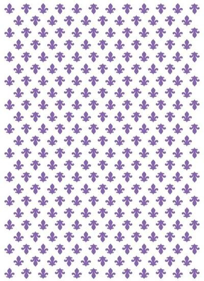 Couture Creations A2 Embossing Folder, Fleur De Lis