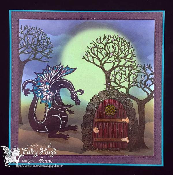 Fairy Hugs Stamp - Skinny Bare Tree Short
