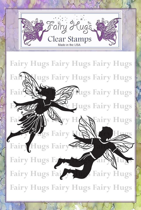Fairy Hugs Stamp -Ginko & Kenzie Fairies