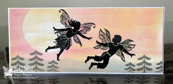 Fairy Hugs Stamp -Ginko & Kenzie Fairies