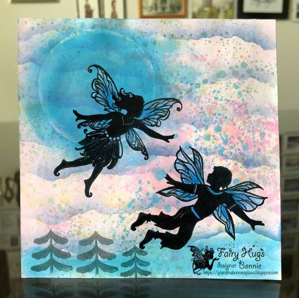 Fairy Hugs Stamp -Ginko & Kenzie Fairies