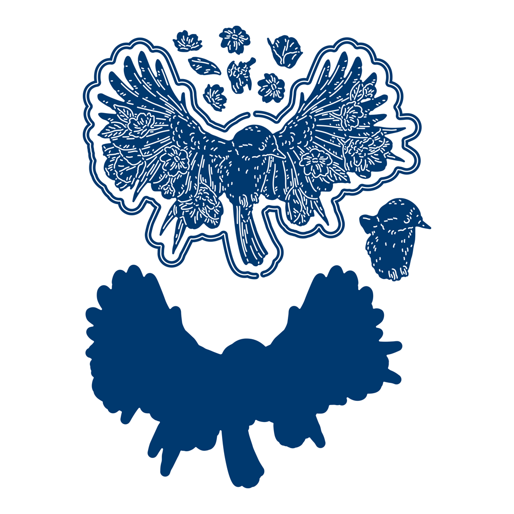 Tattered Lace Dies - The Hidden Beauty Collection - Bird 569089