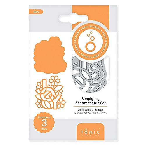 Tonic Studios- Simply Joy Sentiment Die Set 3591e