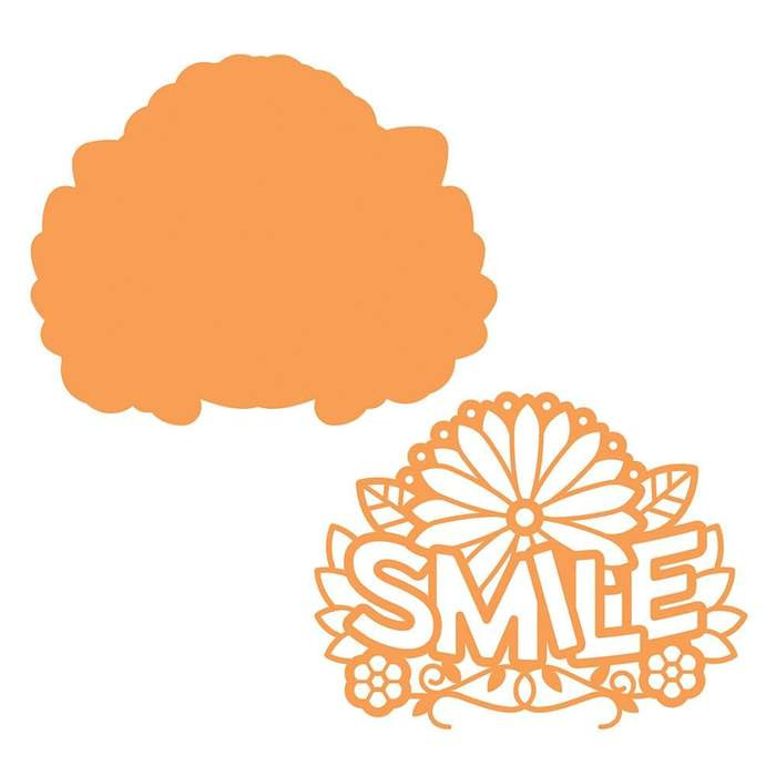 Tonic Studios- Simply Smile Sentiment Die Set 3592e
