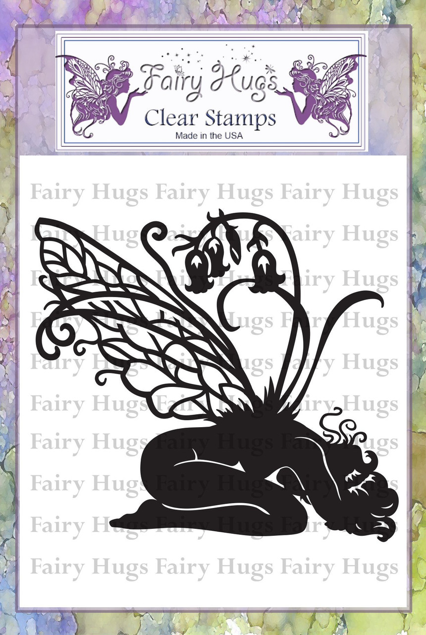 Fairy Hugs Stamp - Blue Bell