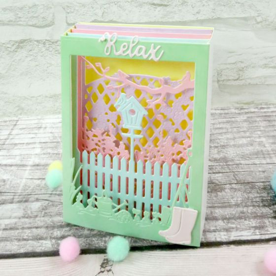 Hunkydory Moonstone Die- Garden Scene