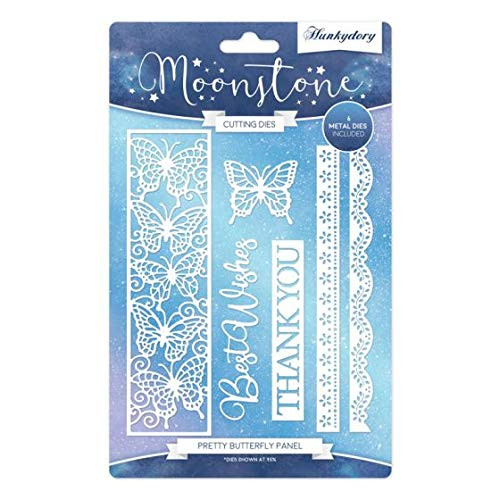 Hunkydory - Moonstone - Butterfly Blue - Pretty Butterfly Panel Die