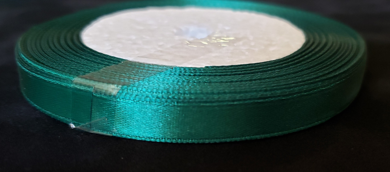 25 yd Satin Ribbon 2/5" MOSS Approx. 25-yards