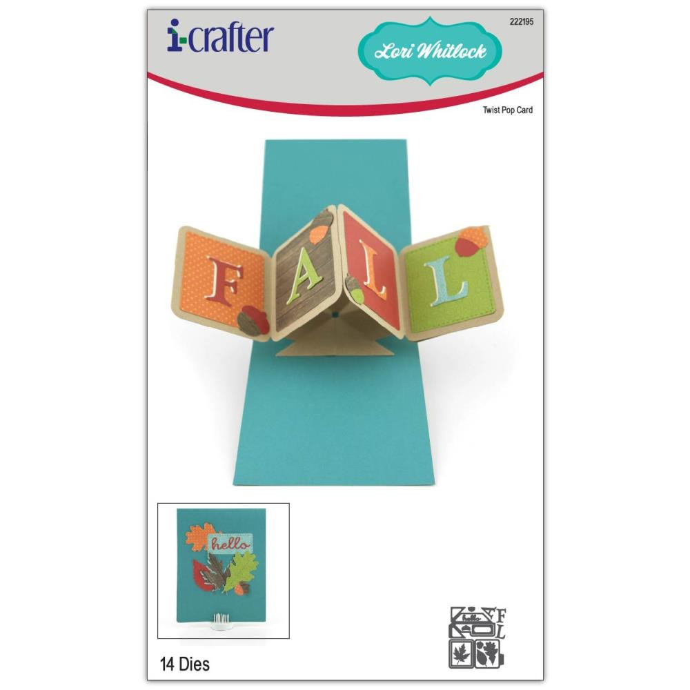 I-Crafter Dies- Twist Pop Card