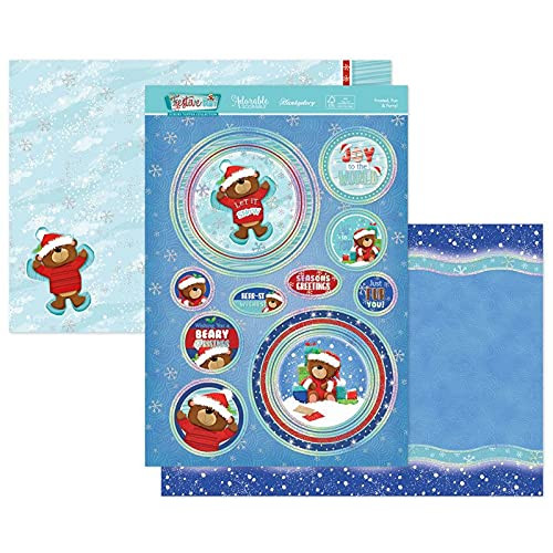 Hunkydory Crafts- Festive Fun Luxury Topper Set- Frosted, Fun & Furry CUTE21-904