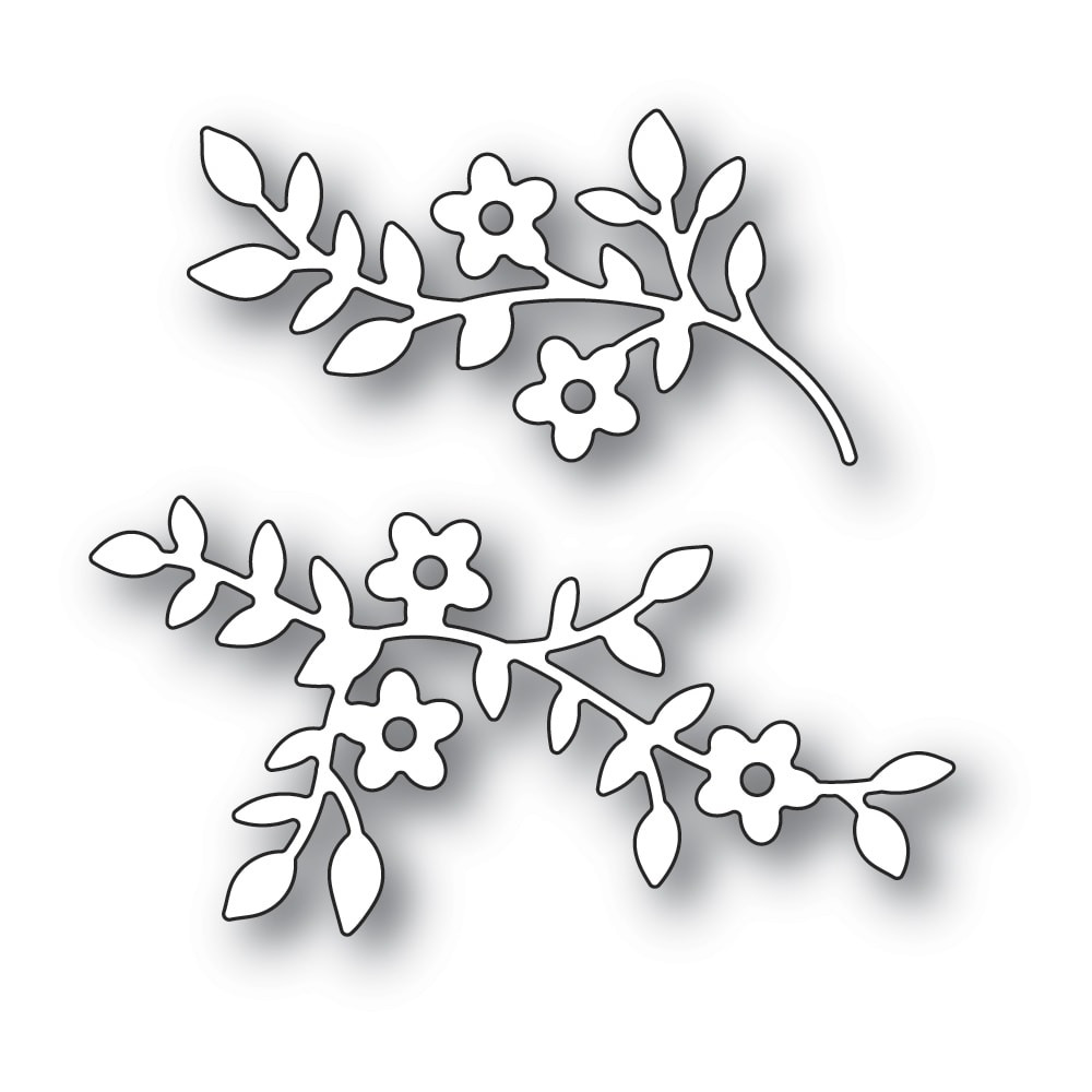 Memory Box 100% Steel Cherry Blossom Branches Cutting Die- 94434