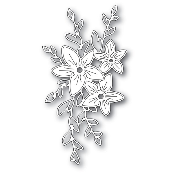 Memory Box 100% Steel Sketch Flower Spray Cutting Die- 94248