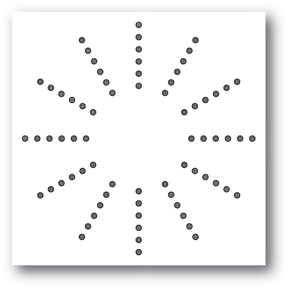 Memory Box 100% Steel Stitched Burst Cutting Die- 94406