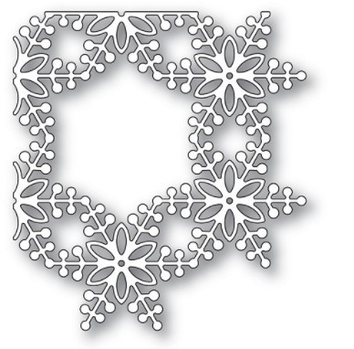 Memory Box 100% Steel Bauble Snowflake Corner Cutting Die- 94336