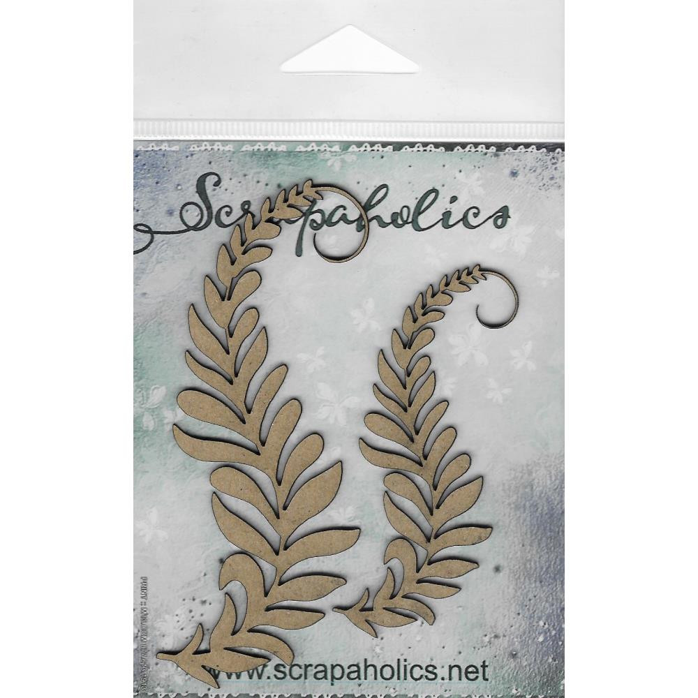 Scrapaholics Laser Cut Chipboard 1.8mm Thick- Fern Set 1