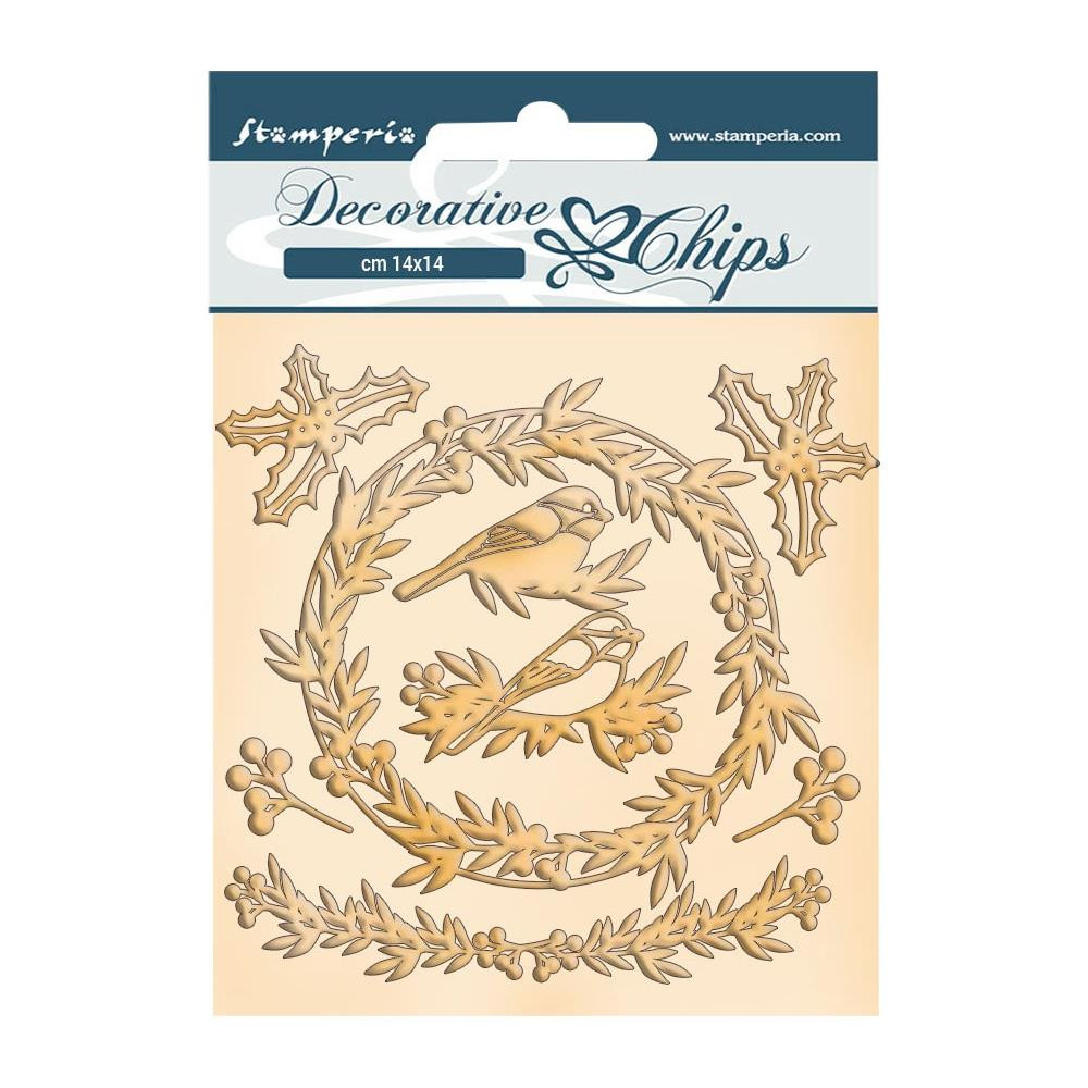 Stamperia Decorative Chips (cm 14x14) - Garland