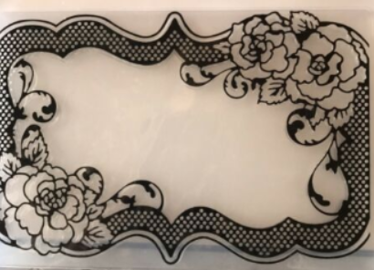 HOTP Rose Frame Embossing Folder (unpackaged)