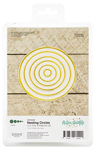 Artdeco Creations Couture Creations Cut, Foil & Emboss Nesting Dies-Circles