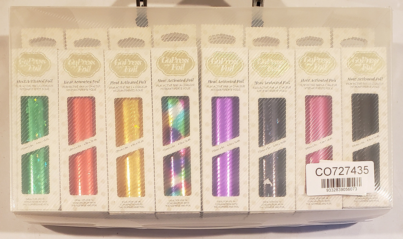 Artdeco Creations CO727435 Gopress & Foil- Heat Activated Foil Bundle of 16 rolls