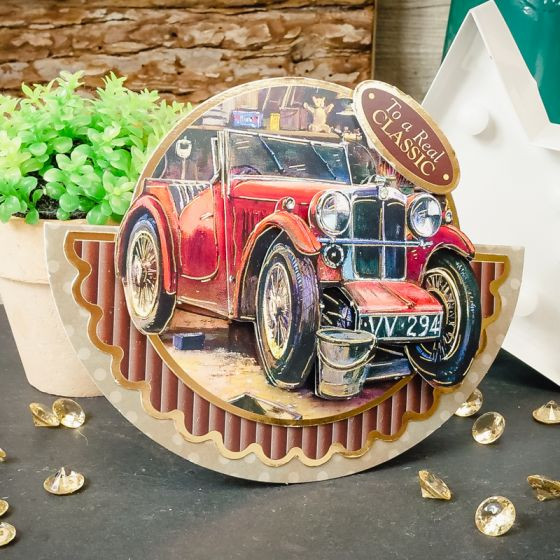 Hunkydory - Decoupage Rocker Cards- For Him Concept Cards