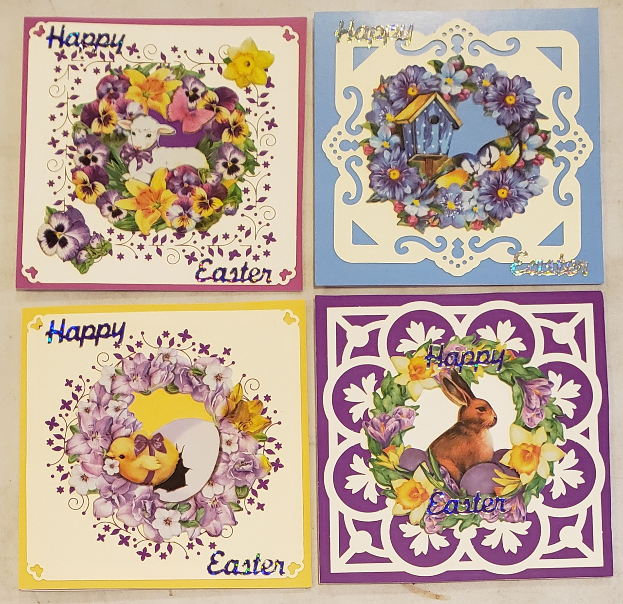 Live Stream Easter Hearty Craft 3D Relief Stickers -- Makes 12 Super Cute Cards