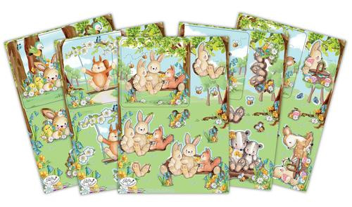 Craft Consortium Bluebells and Buttercups- 3D Decoupage