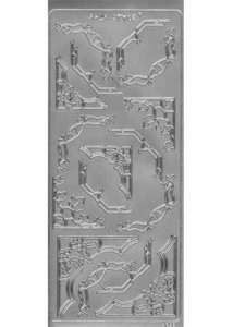 Starform Anja Style Outline Peel CHRISTMAS Sticker GLD