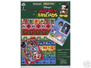 HOTP Disney Christmas with Mickey and Friends Scrapbooking Paper 3023