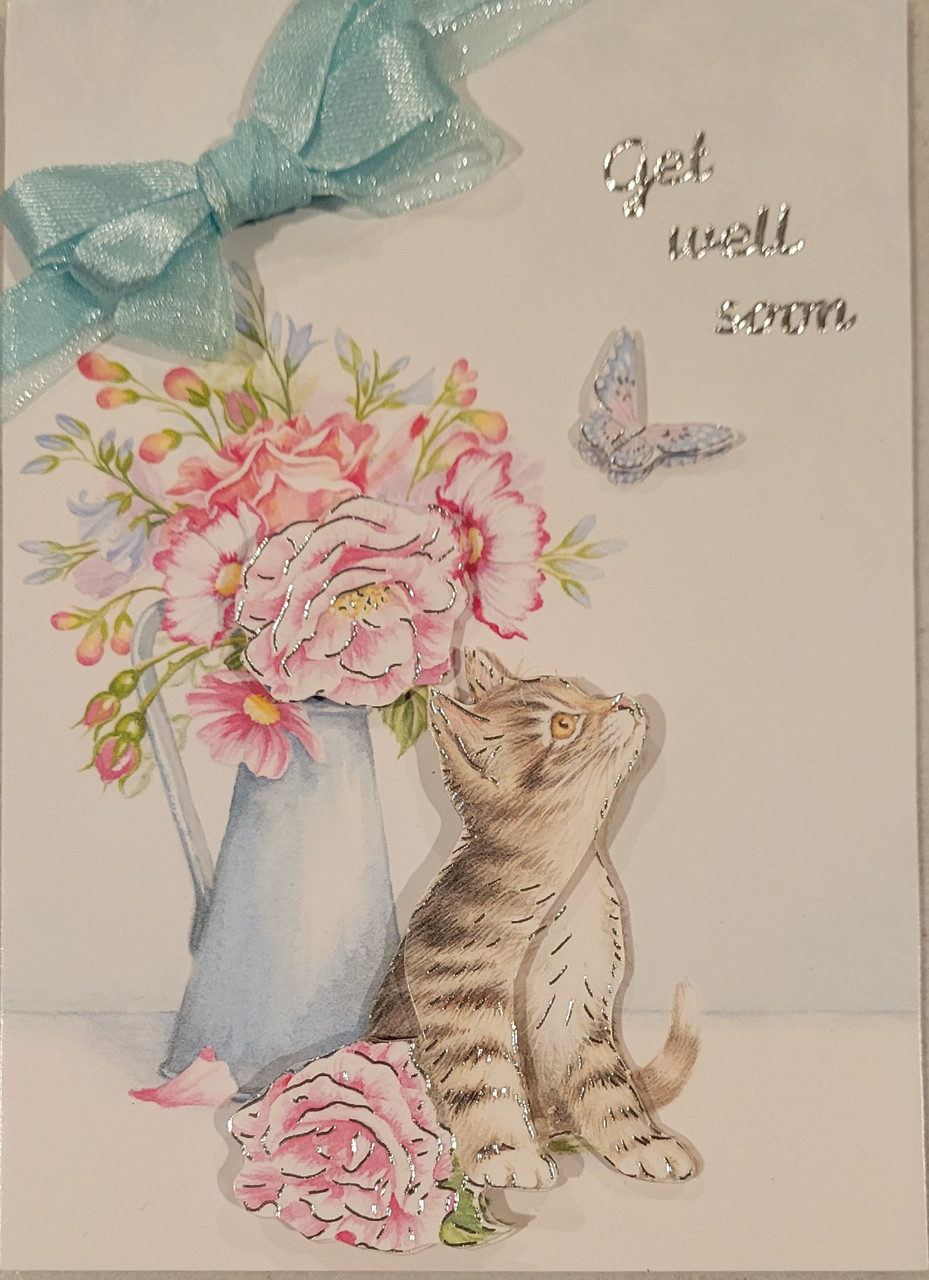 Live Stream Hunkydory Springtime Wishes Deco-Large Curious Kitten -- Makes 4