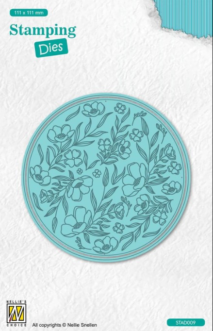 Nellie's Choice Die- Stamping Dies- Round Flowers- STAD009