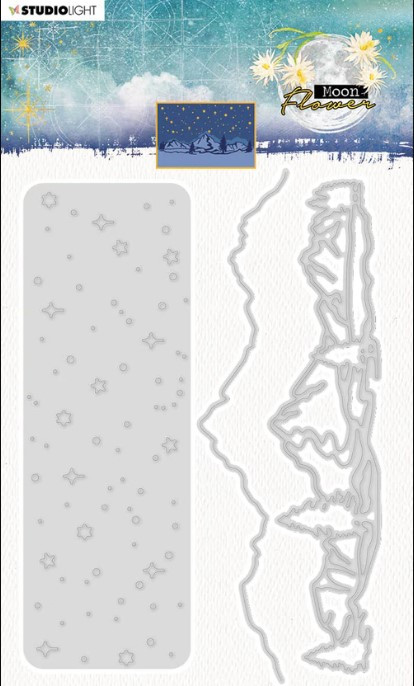 Studio Light- Moon Flower Die- North Pole Scenery nr 137