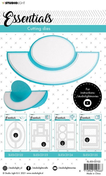 Studio Essentials Cutting Die-NR. 122 Swing Cardshape