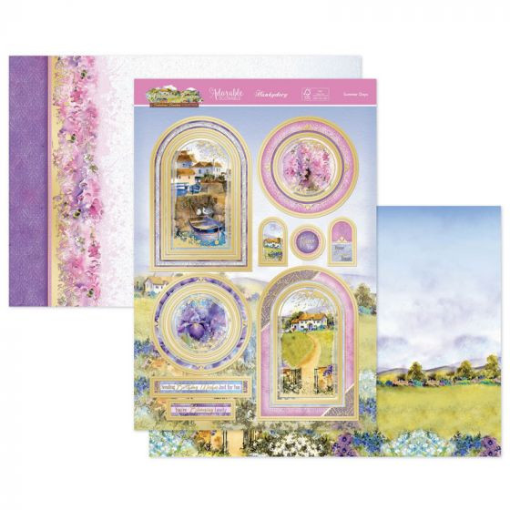 Hunkydory- Watercolour Escapes- Luxury Topper Set- Summer Days- WATER902