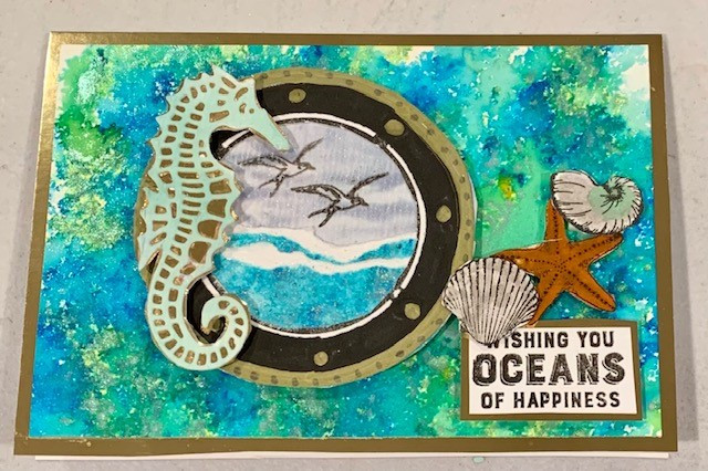 Live Stream Class Kit - Simply Cards and Papercrafts Nautical Collection "Use Your Stash"