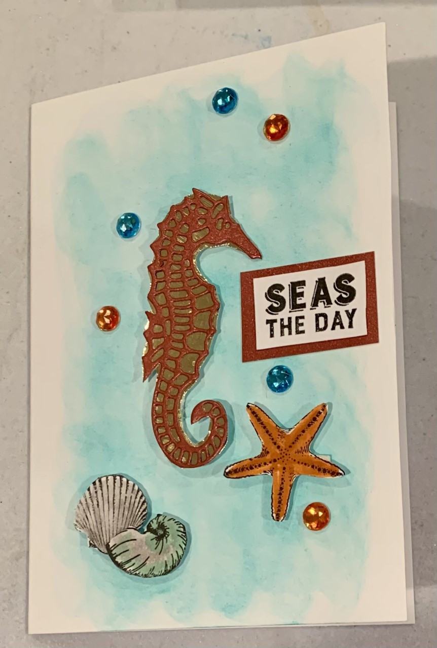 Live Stream Class Kit - Simply Cards and Papercrafts Nautical Collection "Use Your Stash"
