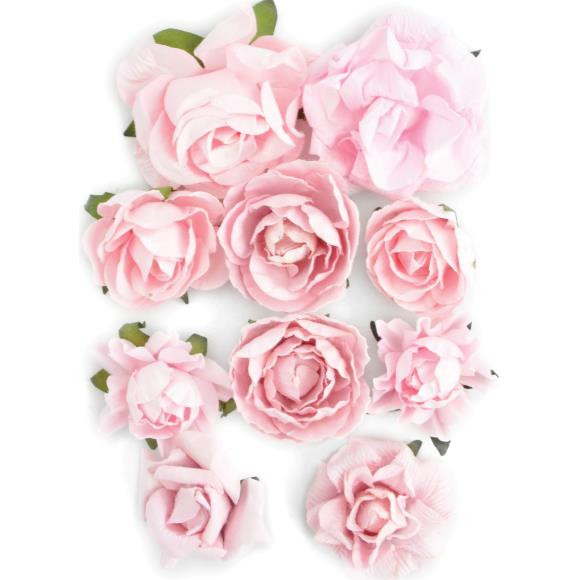 Kaiser Craft- Paper Blooms- 10 Paper Blooms- Fairy Floss