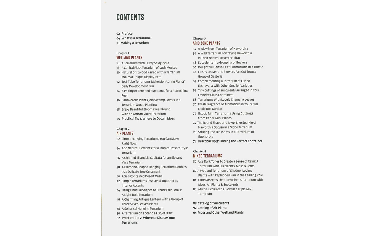 Tuttle- Miniature Terrariums Book by Fourwords