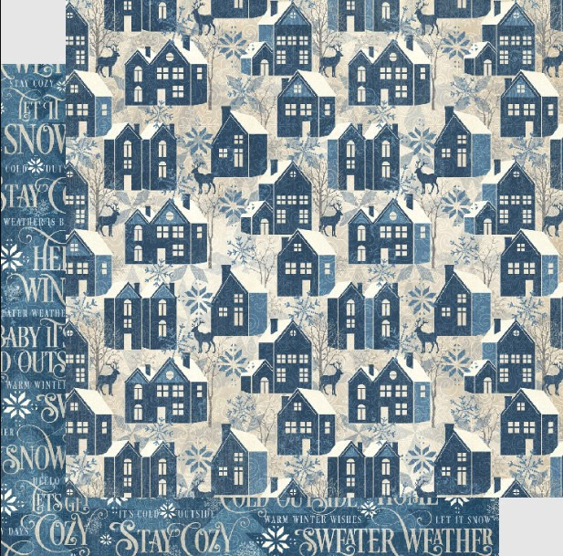 Graphic 45 Paper 8X8 Pad Let's Get Cozy