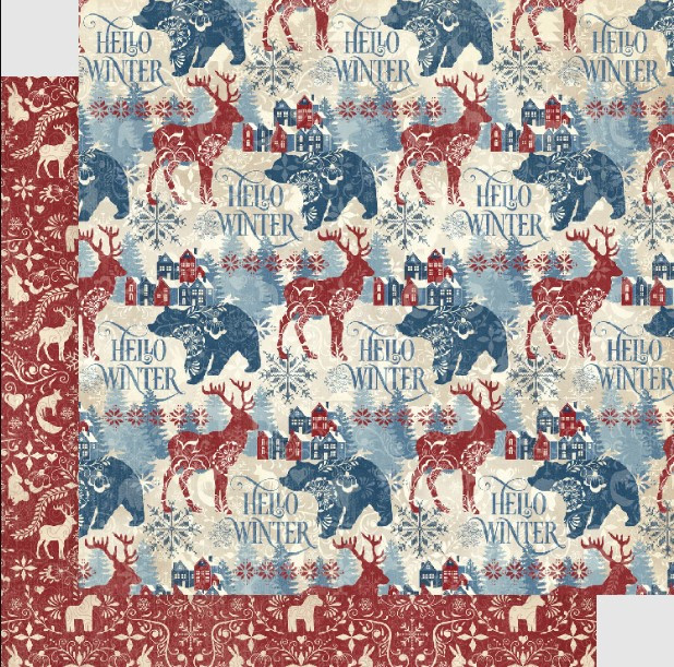 Graphic 45 Paper 8X8 Pad Let's Get Cozy