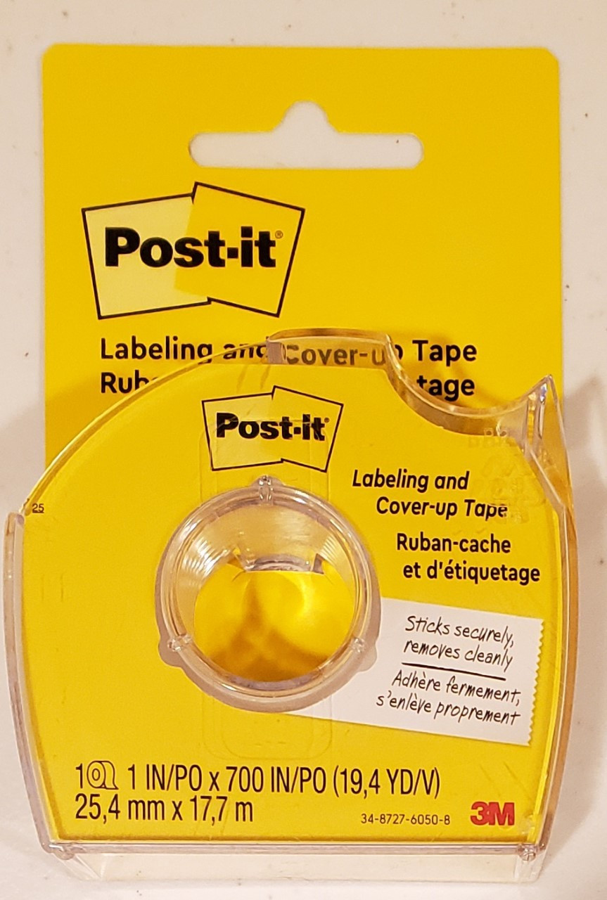 Post-It Labeling and Cover-up Tape (1 in wide, 19.4 yd)