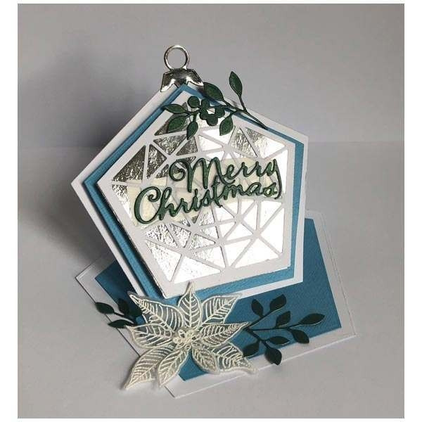 Card Making Magic Pretty Poinsettia - Set of 17