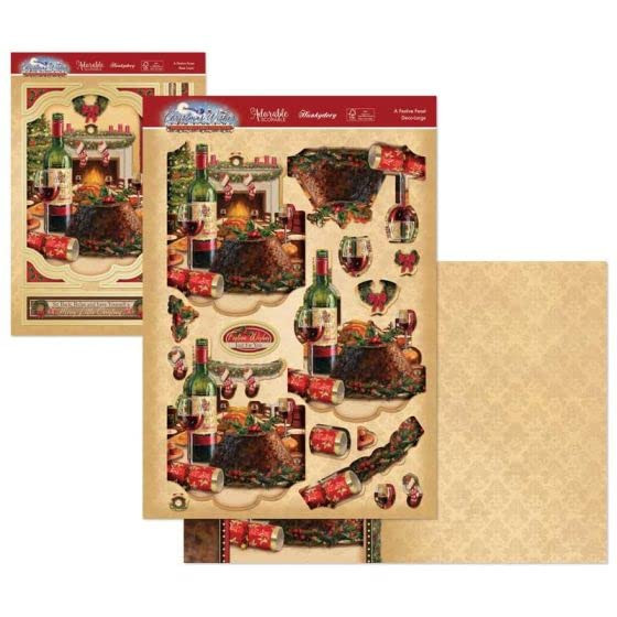 Hunkydory Crafts Christmas Wishes Deco-Large Topper Set- A Festive Feast CWDEC903