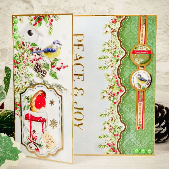 Hunkydory Crafts Moonstone On The Edge Die- Christmas Greetings MSTONE583