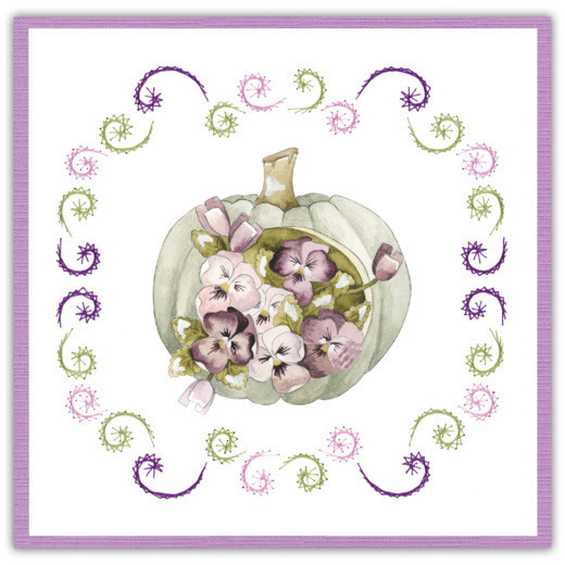 Find It Trading Stitch and Do 189 - Precious Marieke- Purple Passion- Embroidery on Paper kit