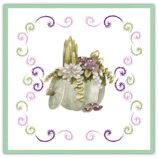 Find It Trading Stitch and Do 189 - Precious Marieke- Purple Passion- Embroidery on Paper kit