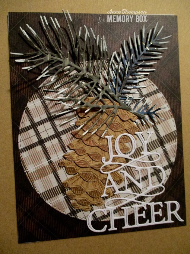 Memory Box Large Pine Cone 94594 Cutting Die 100% Steel