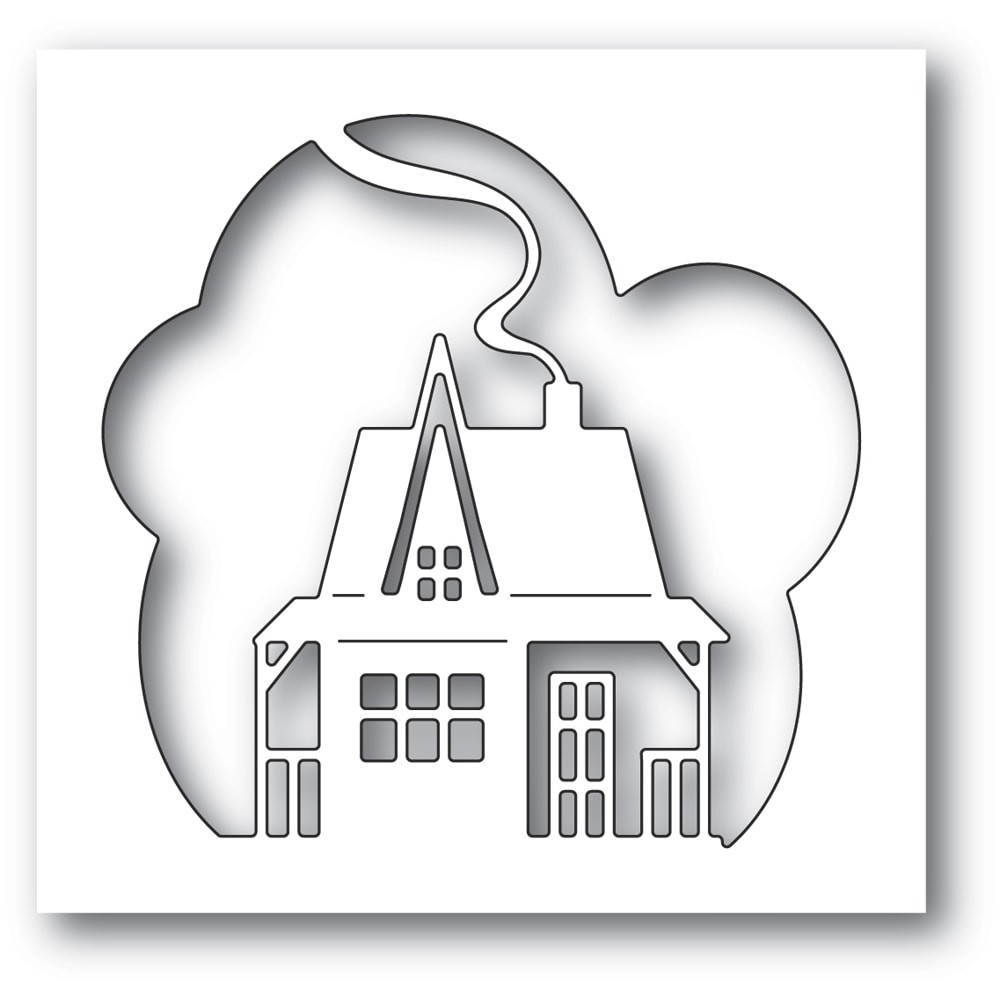 Memory Box Cabin Collage 94497 Cutting Die 100% Steel