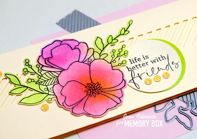 Memory Box Slim Diagonal Collage 94555 Cutting Die 100% Steel