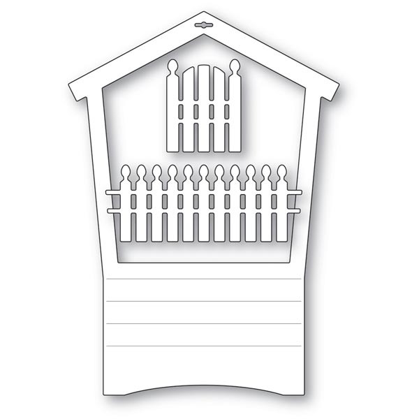 Memory Box House Frame 94601 Cutting Die 100% Steel