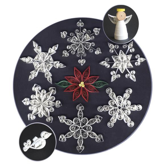 Quilled Creations Holiday Ornaments Quilling Kit